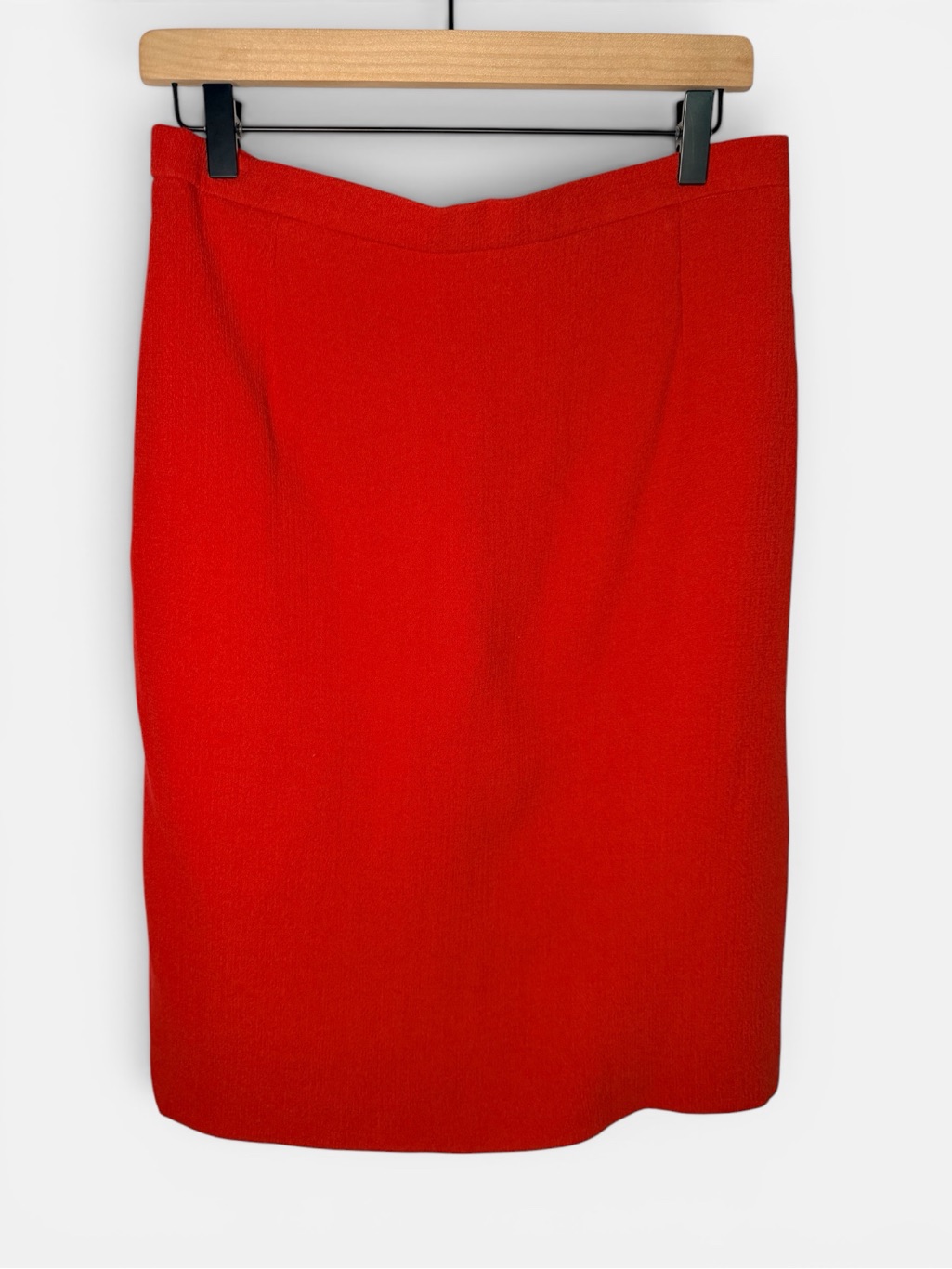 Nwt Vintage Escada Retail $445 Pure Wool Pencil Skirt Luxury Old Money | Us 12
